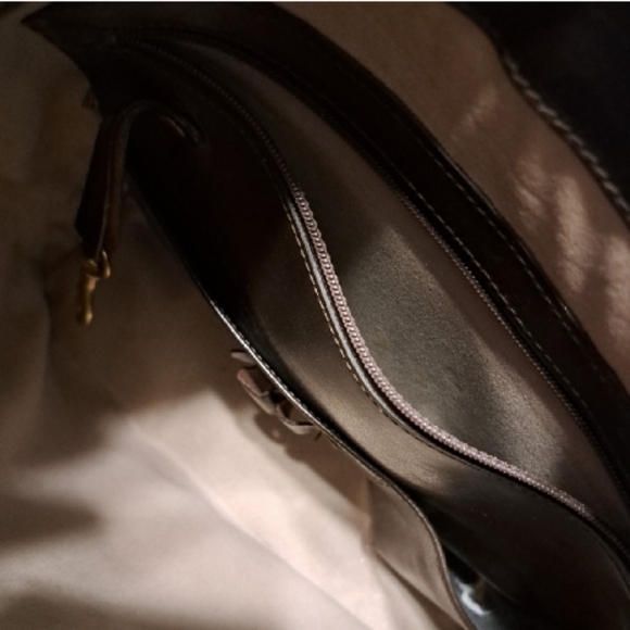 Brahmin Embossed Leather Convertible Bag Purse - Picture 8 of 13